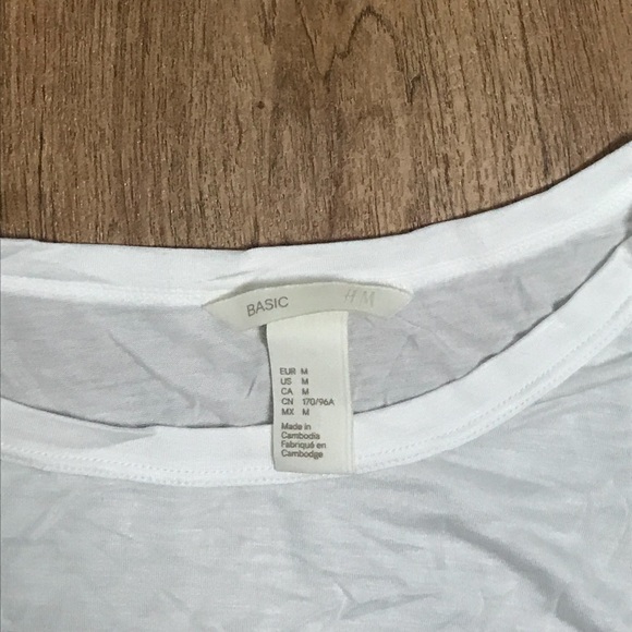 H&M white basic tee - Picture 2 of 2